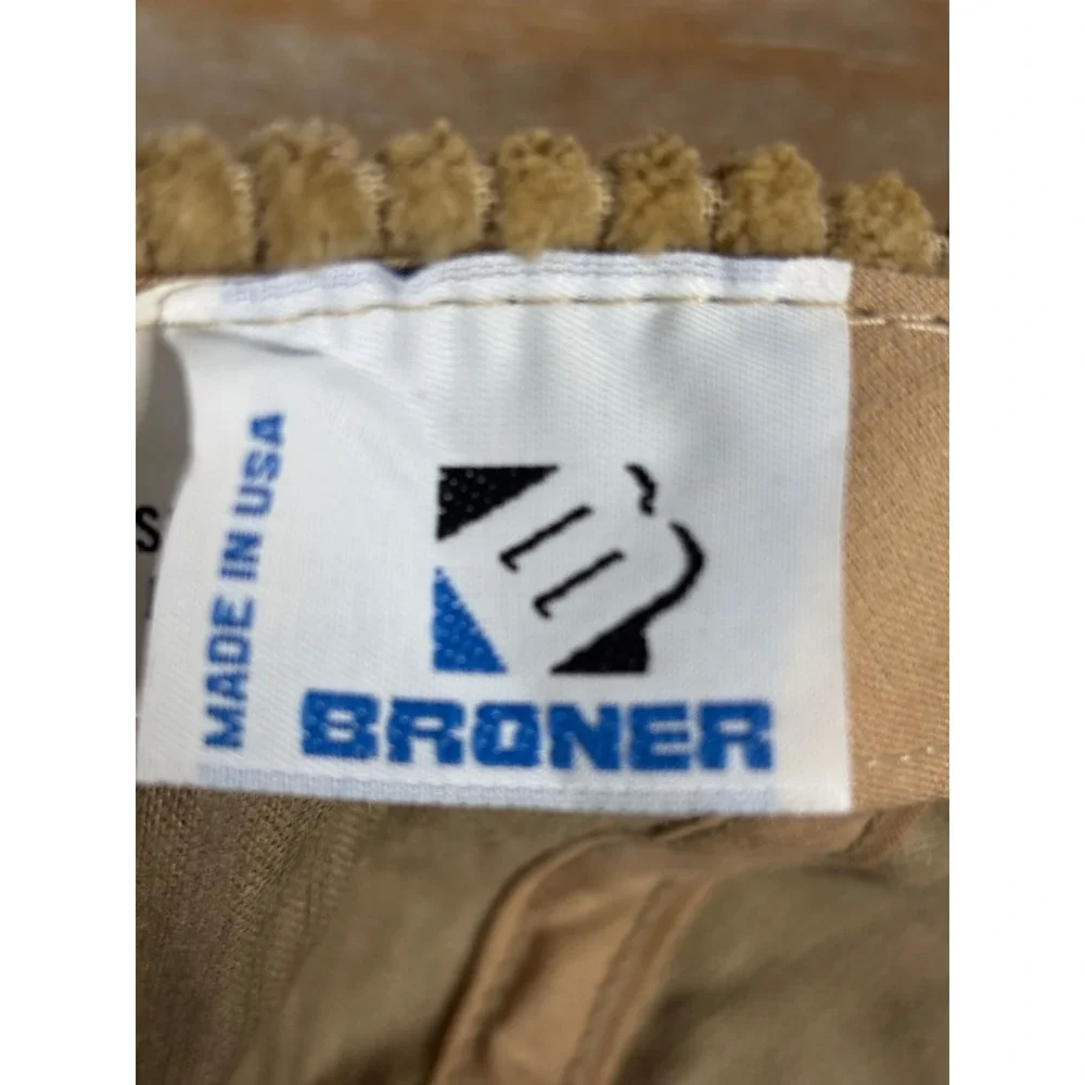 Broner Corduroy Suede Baseball Cap Tan One Size Made in‎ USA